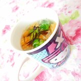 ウェイパーｄｅ❤ひじきと竹輪とブロッコリーのスープ